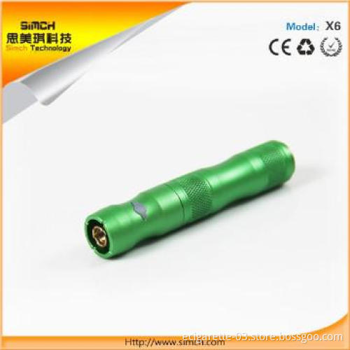 X6 Variable Voltage electronic cigarette 7 color chose 1300mah battery